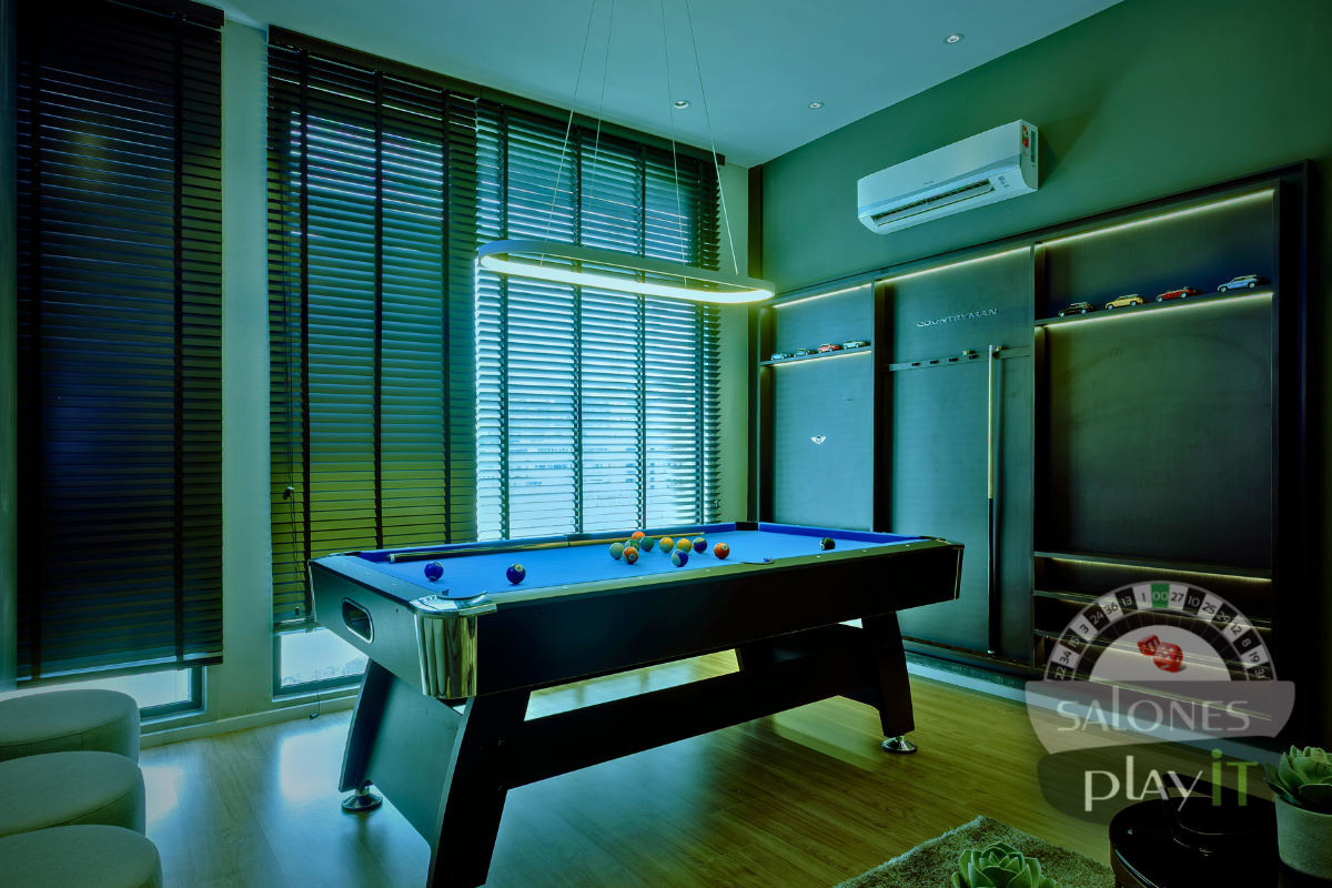 experiencia en un salón de juegos